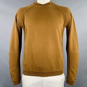 HAIDER ACKERMANN Size L Brown Cotton Blend Crew Neck Sweatshirt